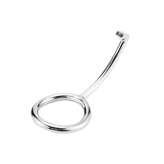 Anal Ring Stainless 4663 Set Cock with Hook DiscreetChoice Steel 0309